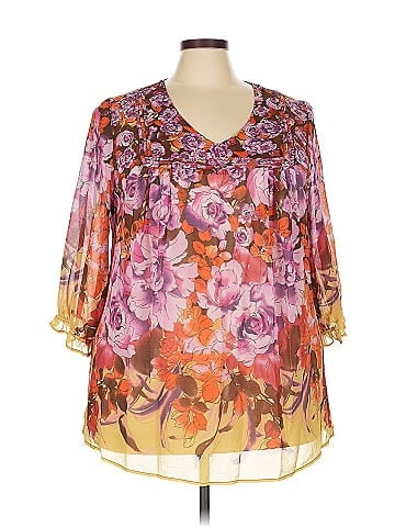 Avenue 3/4 Sleeve Blouse (view 1)