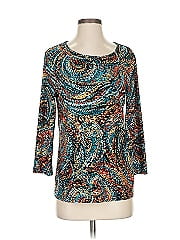 Jm Collection 3/4 Sleeve T Shirt