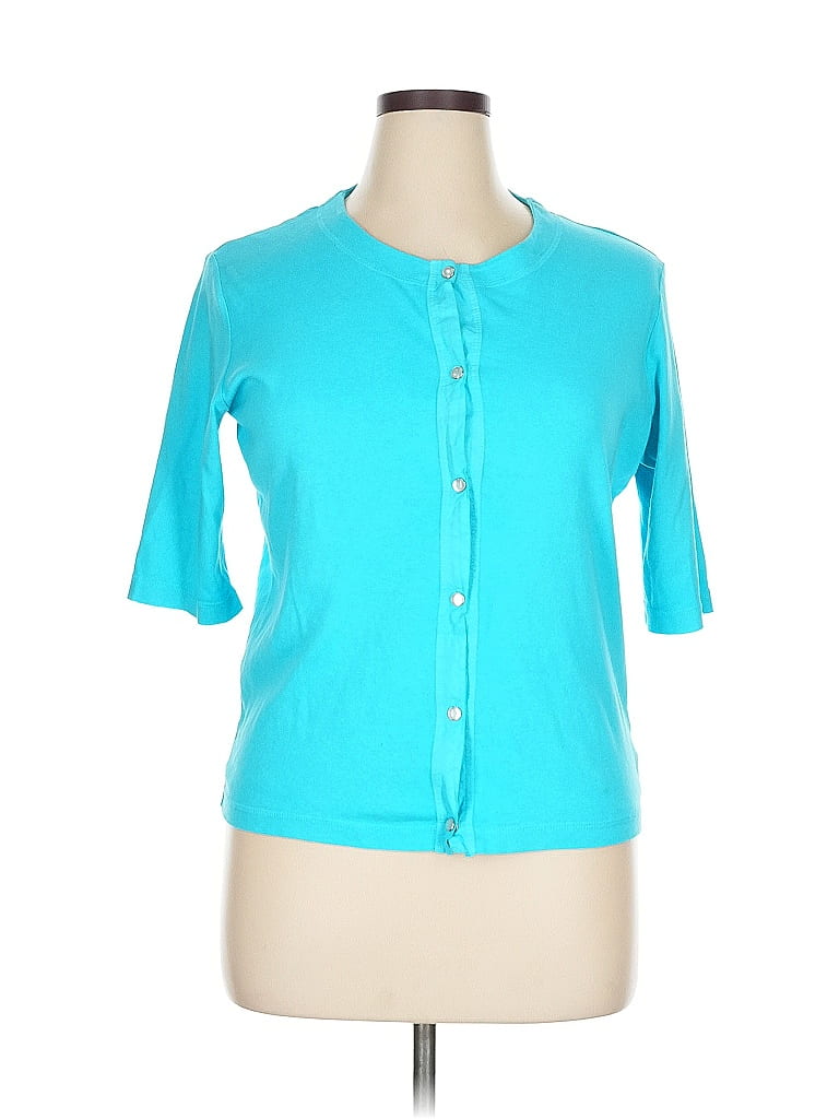 Fresh Produce 100% Cotton Teal 3/4 Sleeve T-Shirt Size XL - photo 1