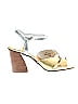 Jeffrey Campbell Metallic Gold Sandals Size 7 - photo 1
