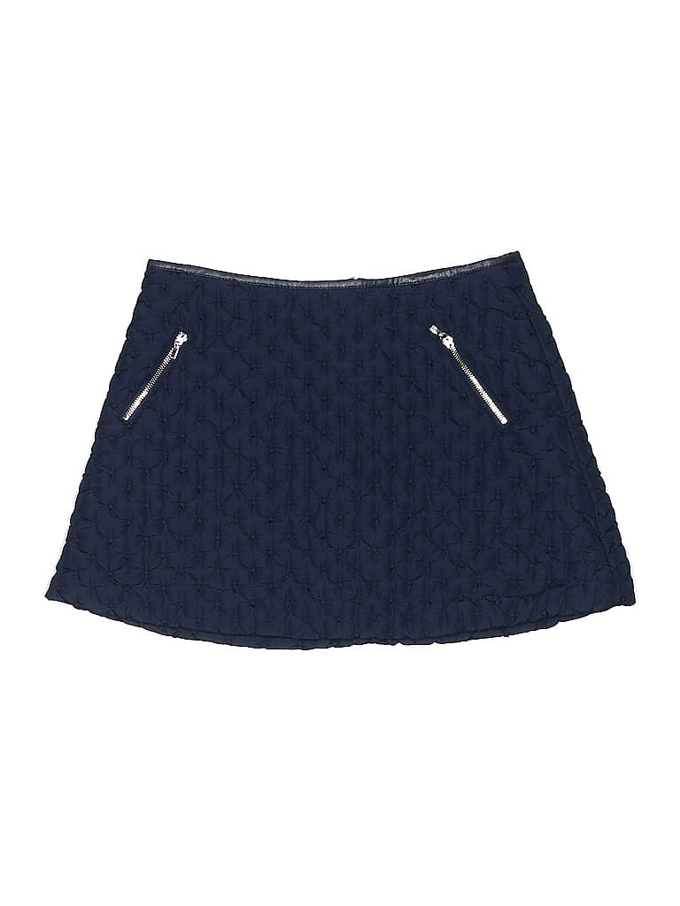 Mayoral 100% Polyester Chevron-herringbone Blue Skirt Size 14 - photo 1