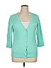 AB Studio Teal Cardigan Size XL - photo 1
