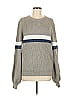 Edikted Color Block Gray Pullover Sweater Size M - photo 1