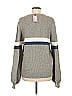 Edikted Color Block Gray Pullover Sweater Size M - photo 2