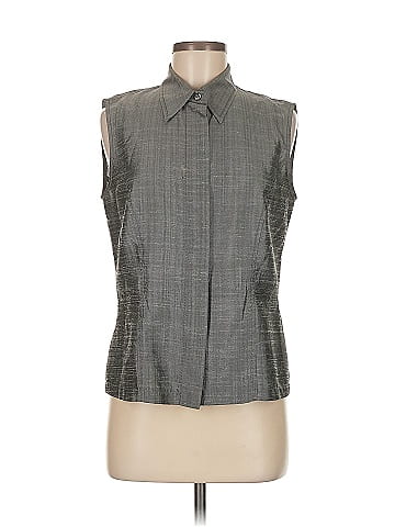Les Copains Sleeveless Button-Down Shirt (view 1)
