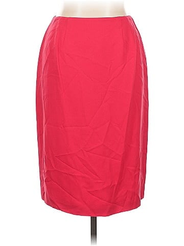 Linda Allard Ellen Tracy Silk Skirt (view 1)