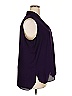 Jones Studio 100% Polyester Purple Sleeveless Blouse Size 2X - photo 3