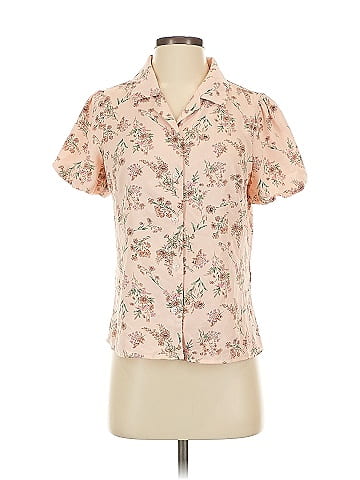 Allegra K Short Sleeve Blouse (view 1)