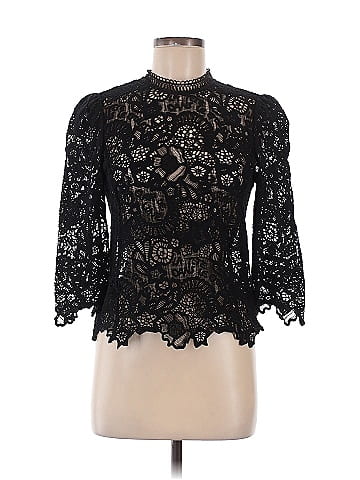 Rebecca Taylor 3/4 Sleeve Top (view 1)