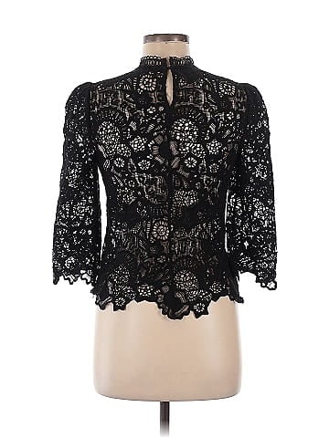 Rebecca Taylor 3/4 Sleeve Top (view 2)