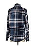 George Plaid Blue Long Sleeve Button-Down Shirt Size S - photo 2
