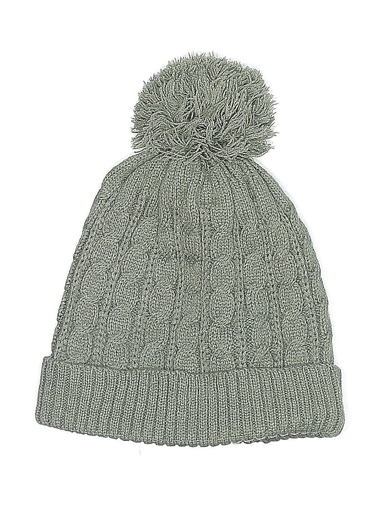 Pre-owned Assorted Brands Beanie Hat In Gray