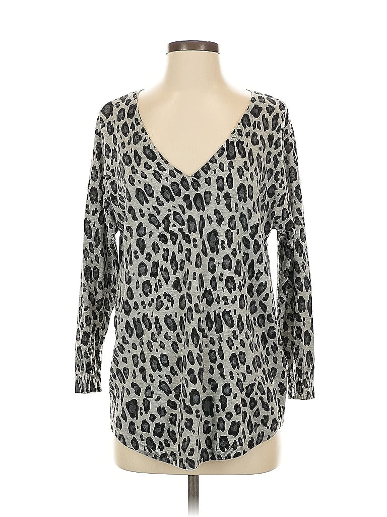 Pre-owned Joie Pullover Sweater In Gray