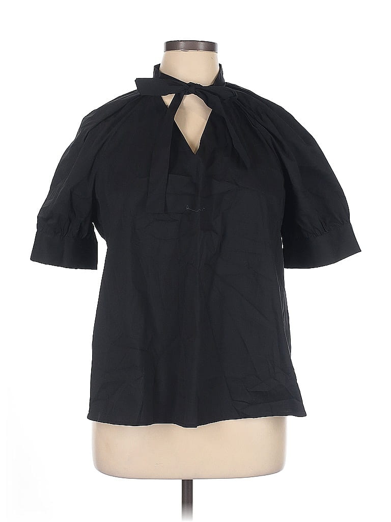 Anne Klein Women's Black Ruffled Sleeveless Blouse - XL