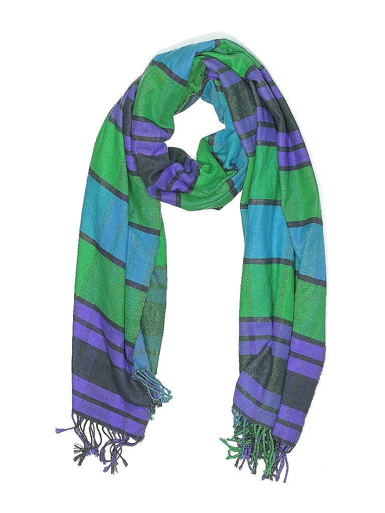 Pre-owned Unbranded Scarf In Green