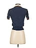 Keigan Blue Short Sleeve Turtleneck Size S - photo 2