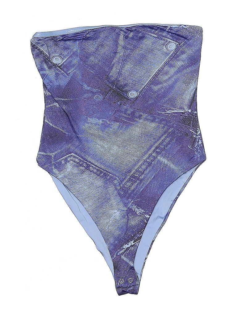 Forever 21 Bodysuit In Blue