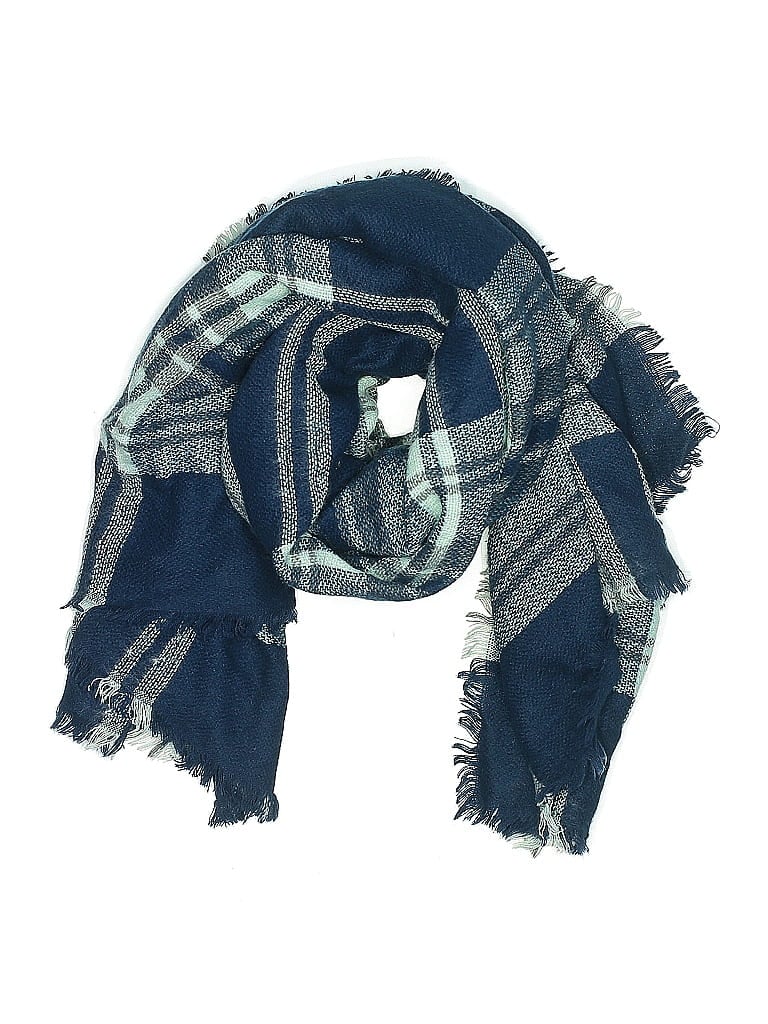 Pre-owned Unbranded Scarf In Blue