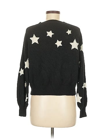 Aqua Cashmere Pullover Sweater (view 2)