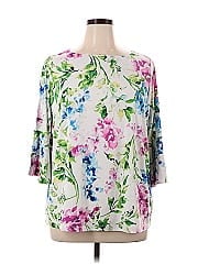 Susan Graver 3/4 Sleeve Blouse