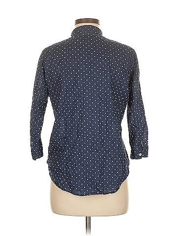 Lauren by Ralph Lauren 3/4 Sleeve Button-Down Shirt (view 2)