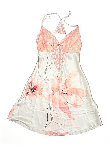 la Vie en Rose Sheer Pink Lace Floral Slip Dress (view 1)