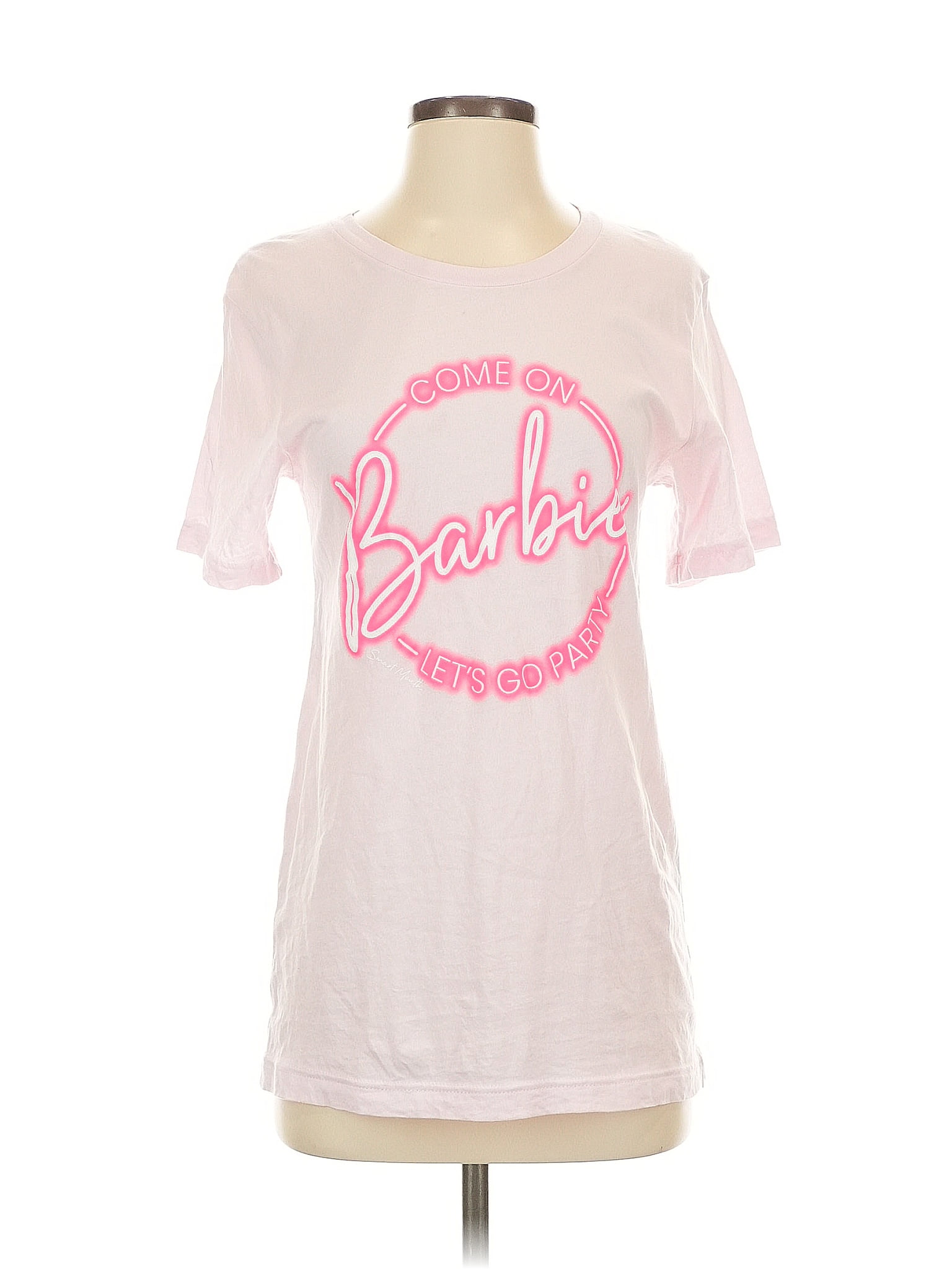 Bella + Canvas 100% Cotton Pink Short Sleeve T-Shirt Size S