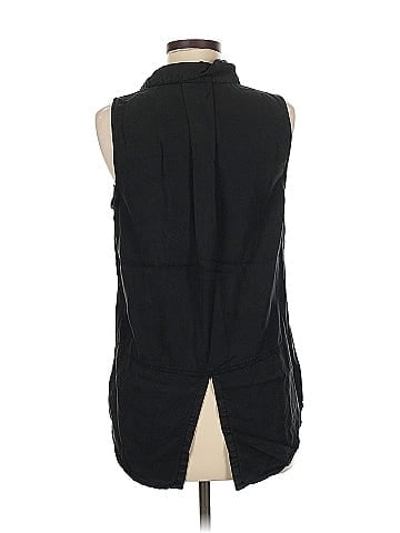 Velvet Heart Sleeveless Button-Down Shirt (view 2)