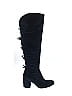 Charming Charlie 100% Other Black Blue Boots Size 9 - photo 1