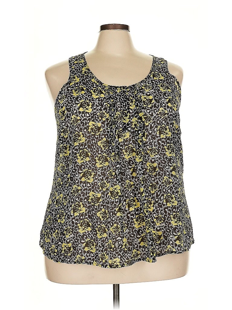Click to view more detailed imagery on our partner's website Pre-owned Torrid Sleeveless Blouse In Yellow