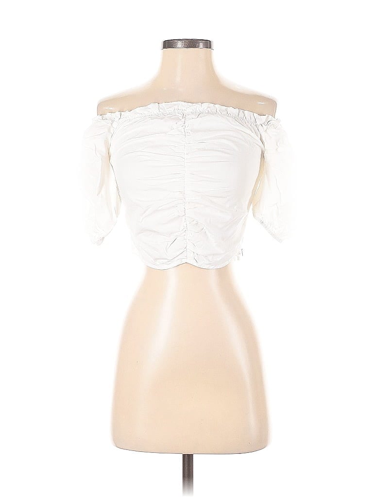 Love & Other Things White Sleeveless Blouse Size 6 - photo 1