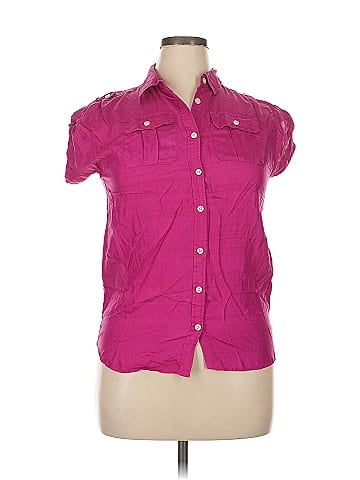 Ralph Lauren Short Sleeve Silk Top (view 1)