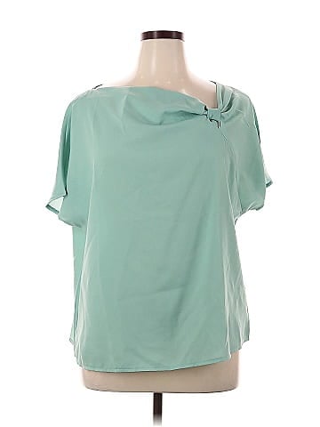 Shein Curve Short Sleeve Blouse (view 1)