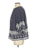 Unbranded Blue 3/4 Sleeve Blouse Size 4 (estimated) - photo 5