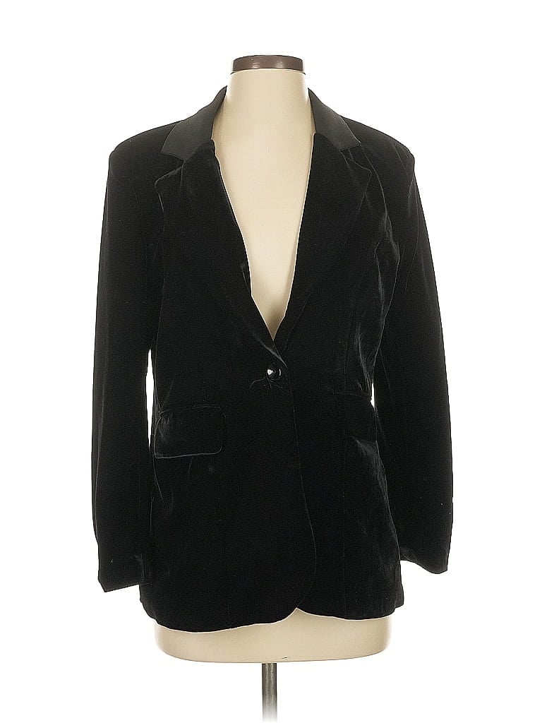 Pre-owned Assorted Brands Blazer Jacket In Black