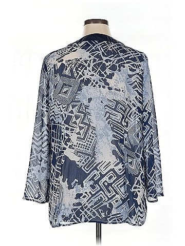 Susan Graver 3/4 Sleeve Blouse (view 2)