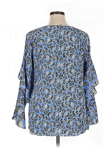 Diane von Furstenberg 3/4 Sleeve Silk Top (view 2)