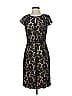 ML Monique Lhuillier 100% Nylon Black Cocktail Dress Size 4 - photo 1