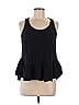 Current/Elliott 100% Cotton Black Sleeveless Top Size M - photo 1