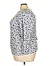 Woman Within Polka Dots Blue 3/4 Sleeve T-Shirt Size 22 - photo 4