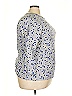 Woman Within Polka Dots Blue 3/4 Sleeve T-Shirt Size 22 - photo 3