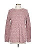 Pink Clover 100% Polyester Tweed Red Pullover Sweater Size L - photo 1