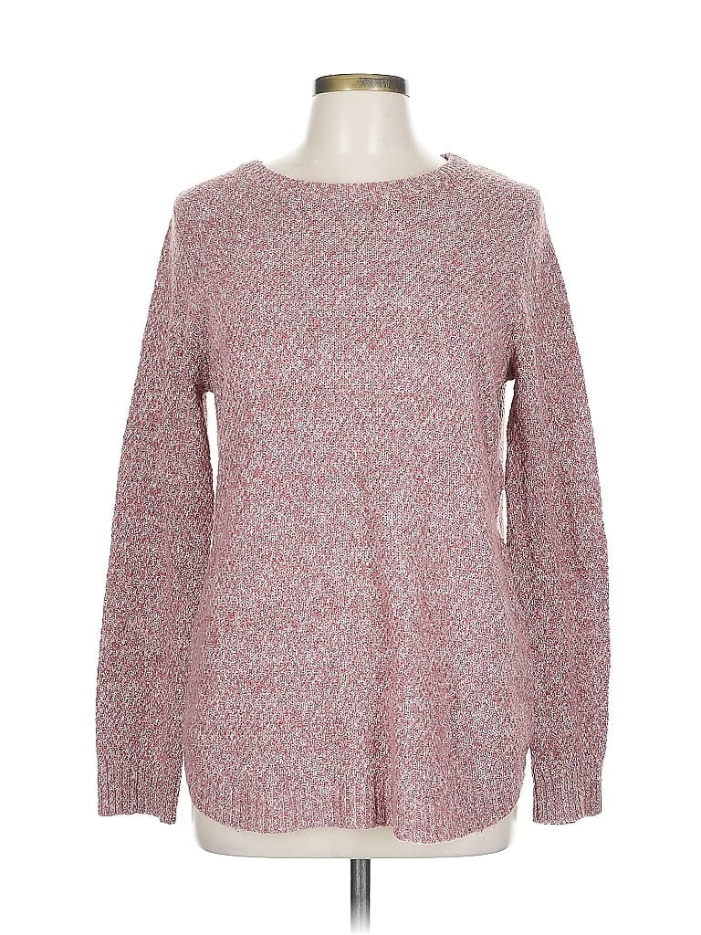 Pink Clover 100% Polyester Tweed Red Pullover Sweater Size L - photo 1