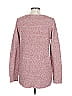 Pink Clover 100% Polyester Tweed Red Pullover Sweater Size L - photo 2