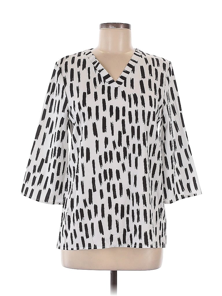 Click to view more detailed imagery on our partner's website Pre-owned Fashion 3/4 Sleeve Blouse In White