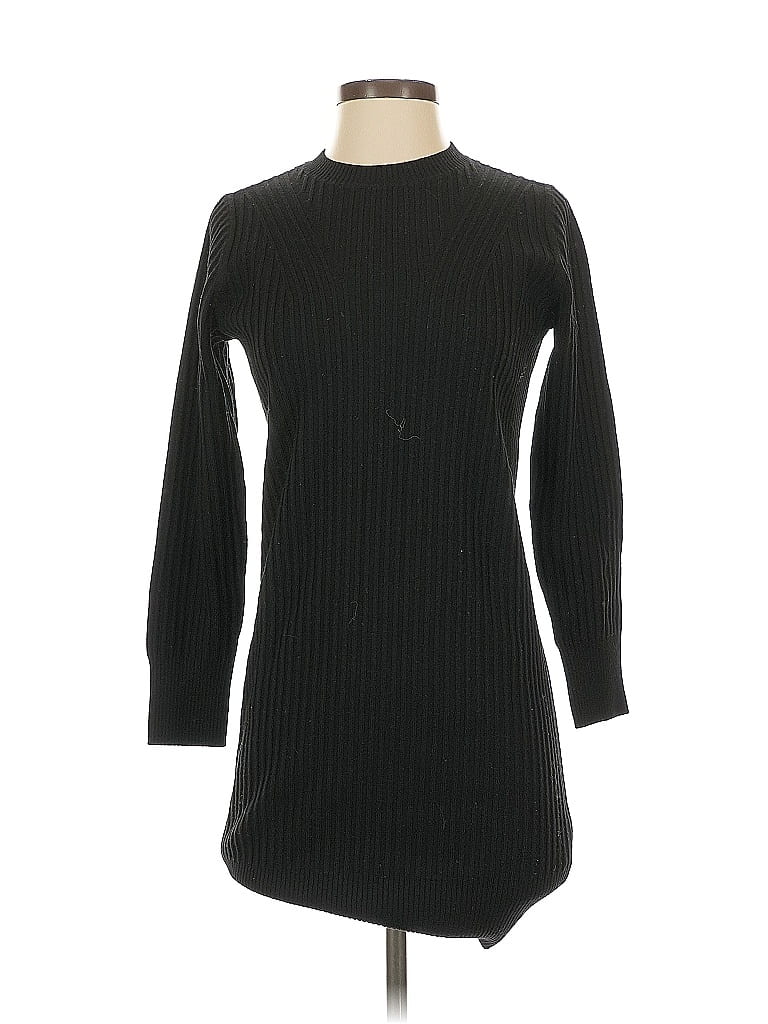 Pre-owned Club Monaco Wool Pullover Sweater In Black