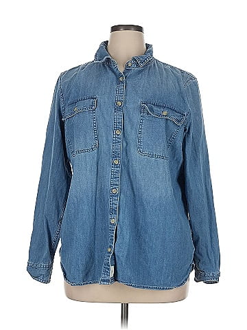 L.L.Bean Long Sleeve Button-Down Shirt (view 1)