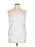 Unbranded Silver Sleeveless T-Shirt Size XL - photo 1