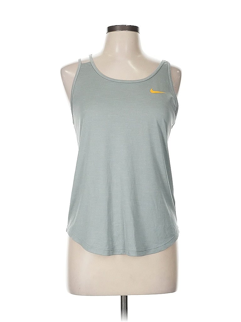 Pre-owned Nike Active Tank Top In Gray
