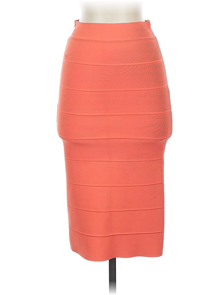 Pre-owned Bcbgmaxazria Formal Skirt In Pink